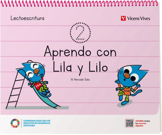 APRENDO CON LILA Y LILO CUADERNO 2