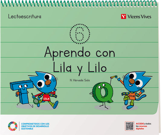 APRENDO CON LILA Y LILO CUADERNO 6