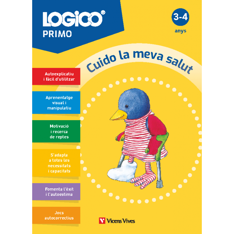 Logico Primo. Cuido la meva salut (3-4 anys) 16 fitxes