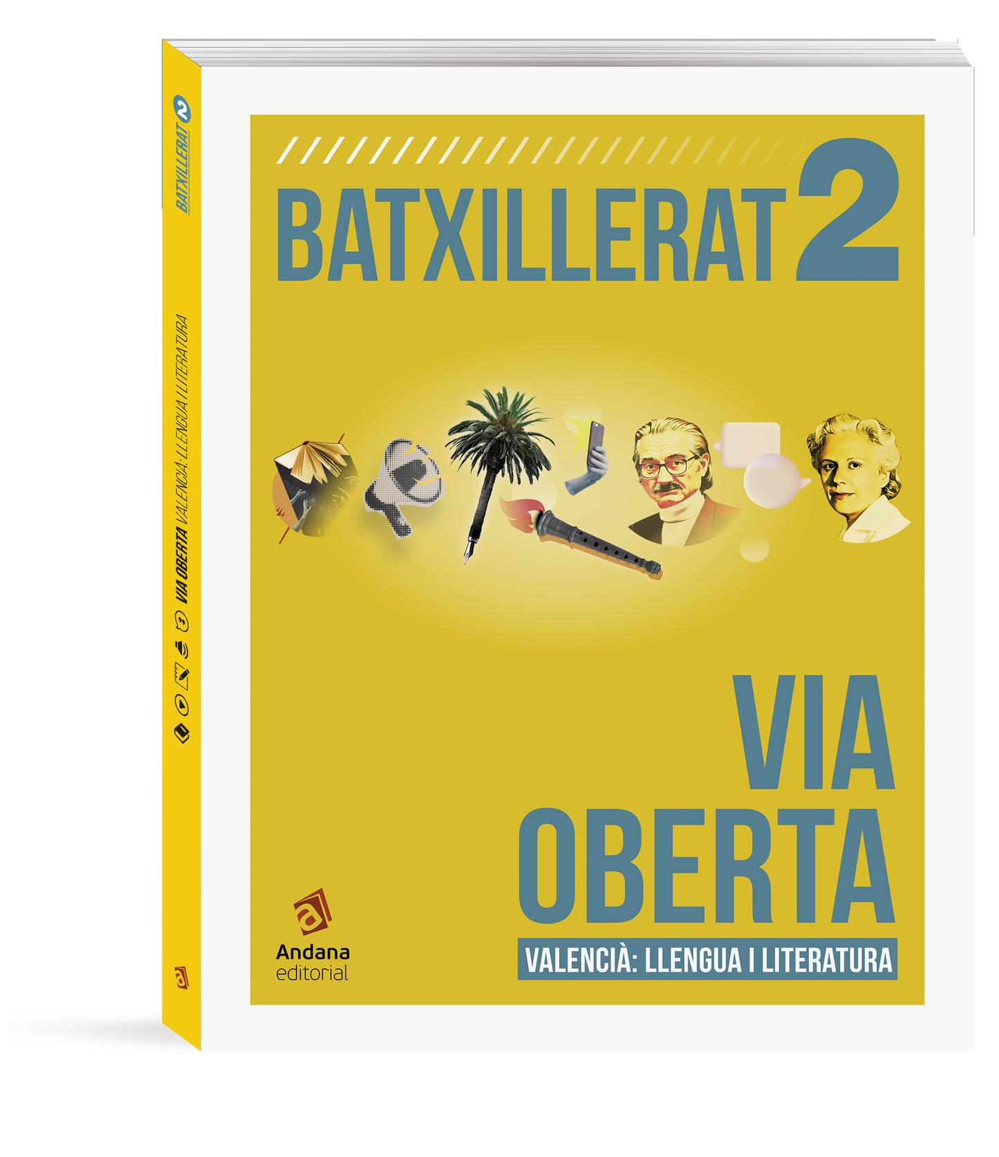 Via Oberta. Valencià. Segon de batxillerat Edició actualitzada 2025-2026 - Valencià, Llengua i Literatura. 2n Batxillerat