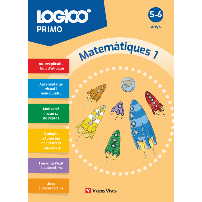 Logico Primo. Matemàtiques 1 (5-6 anys) 16 fitxes