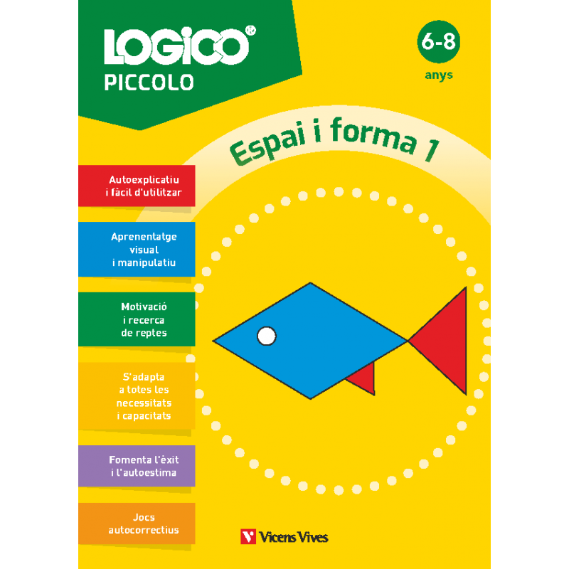 Logico Piccolo. Espai i forma 1 (6-8 anys) 16 fitxes