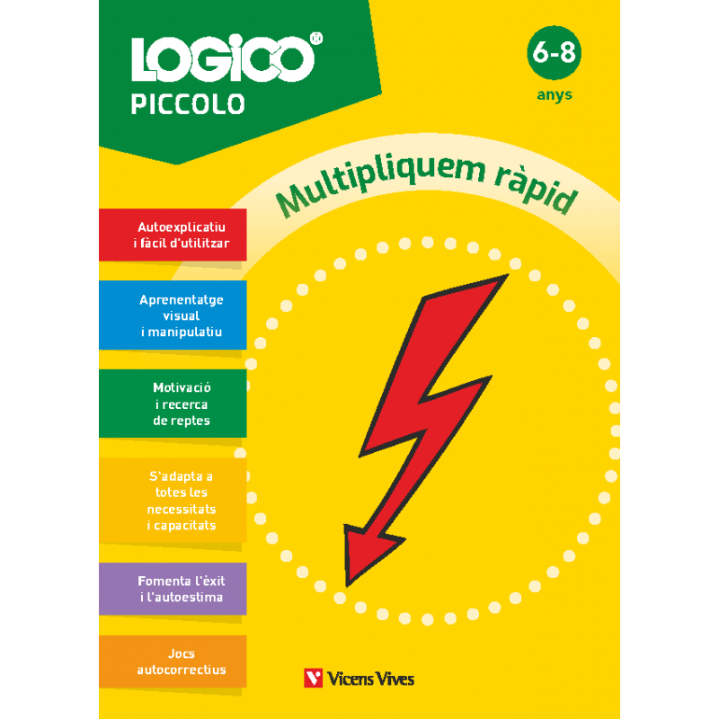 Logico Piccolo. Multipliquem ràpid (6-8 anys) 16 fitxes