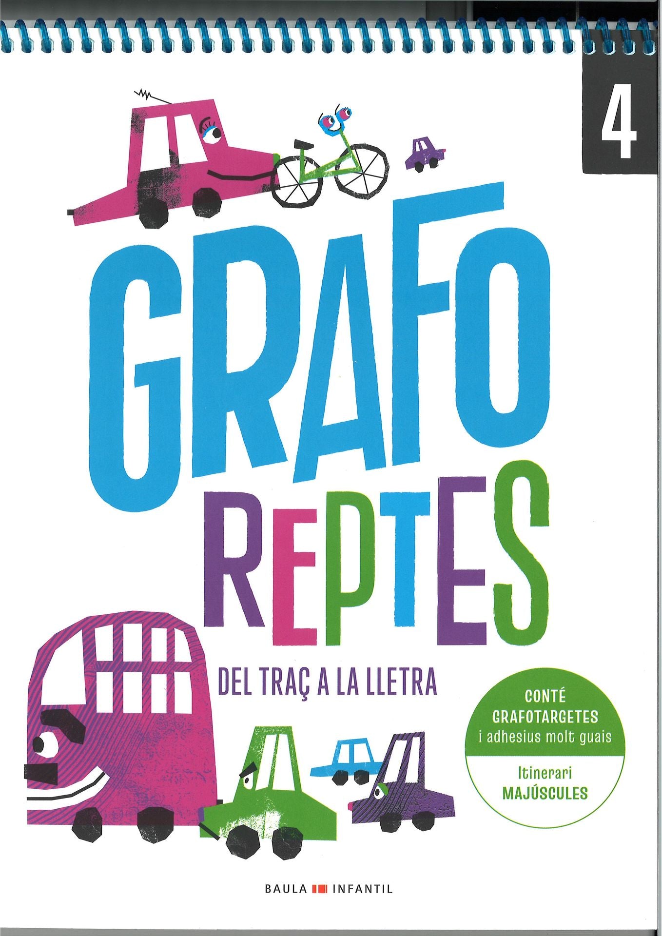 Grafo Reptes - Del traç a la lletra 4 - Infantil
