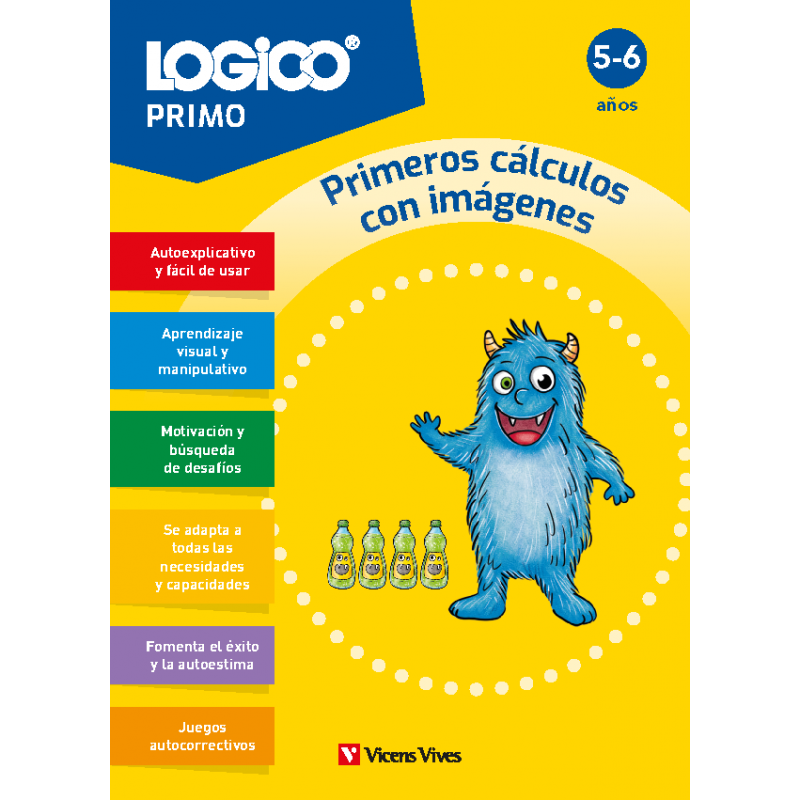 Logico Primo. Primeros cálculos con imágenes (5-6 años) 16 fichas