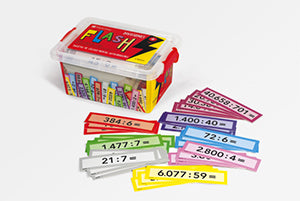TARJETAS AUTOCORREGIBLES "FLASH" DIVISIONES