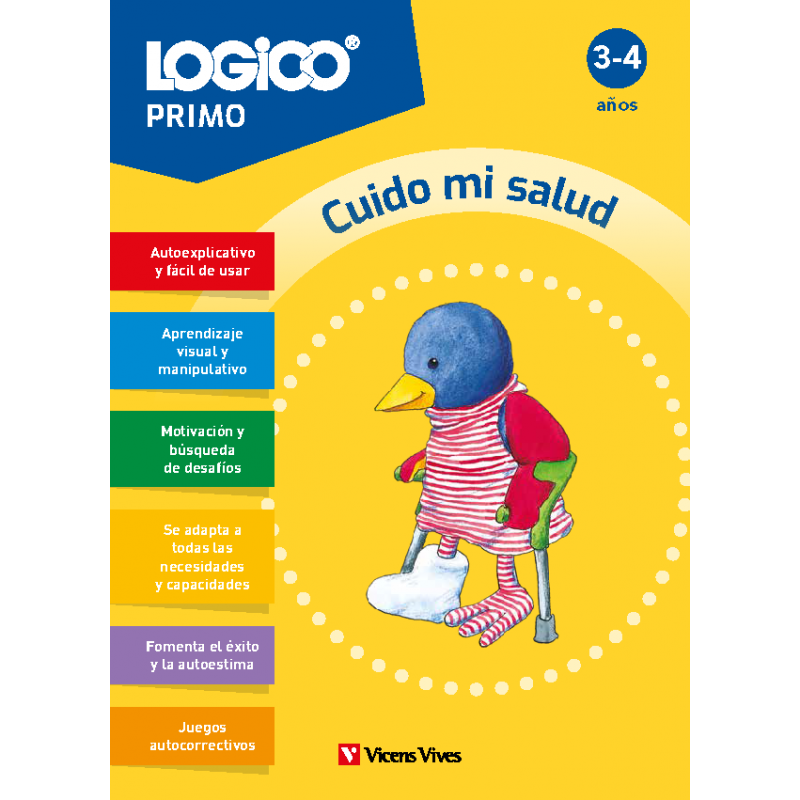 Logico Primo. Cuido mi salud. (3-4 años) 16 fichas
