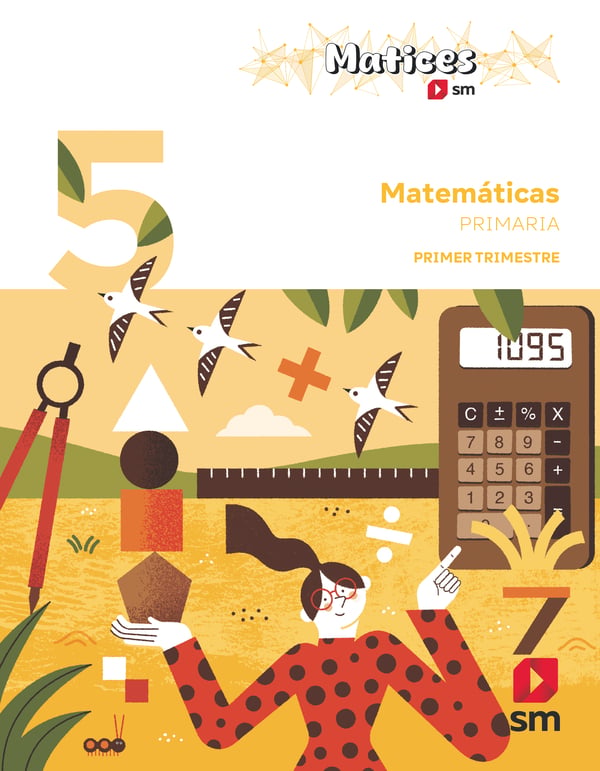 Matemáticas. 5 Primaria. Trimestres. Matices