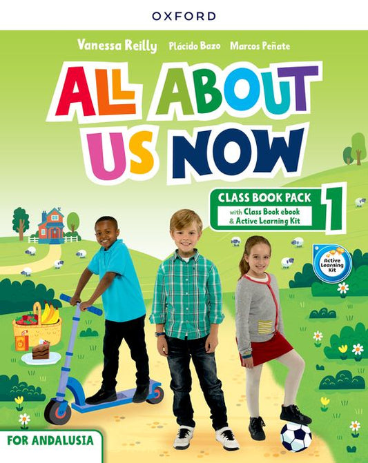 All About Us Now 1. Class Book. Andalusian Edition