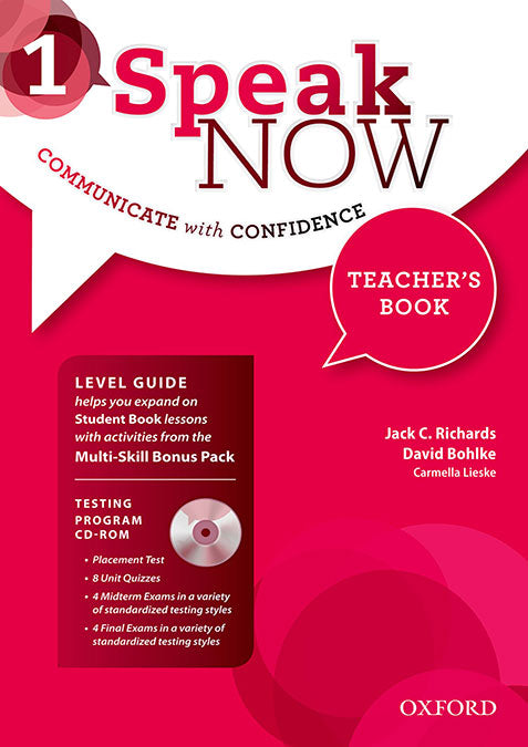 Speak Now 1. Teacher's Book Pack 2019