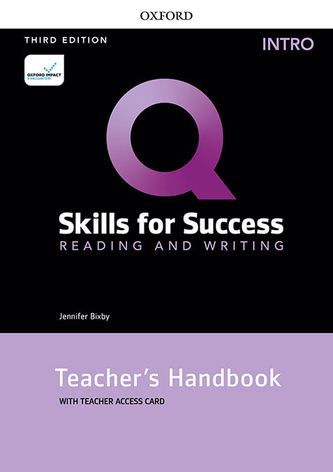 Q Skills for Success (3rd Edition) Reading & Writing Introductory: Teacher's Book Pack