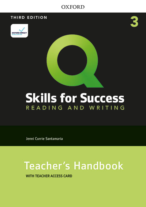 Q Skills for Success (3rd Edition) Reading & Writing 3. Teacher's Book Pack