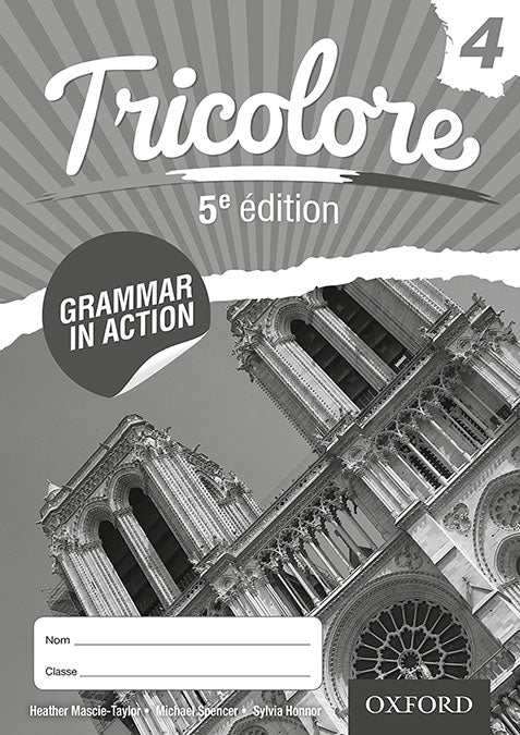 Tricolore 4: Grammar in Action Workbook: Pack of 8 (Fifth Edition)