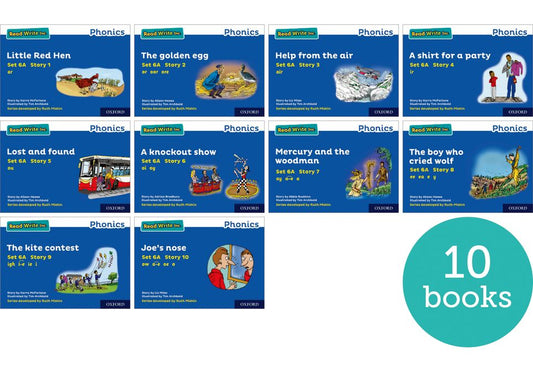 Read Write Inc. Phonics: Blue Set 6A Storybooks Pack of 10