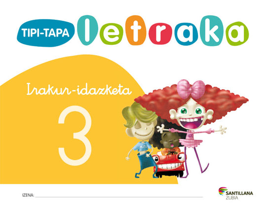 TIPI-TAPA LETRAKA IRAKUR IDAZKETA 3 Nuevo