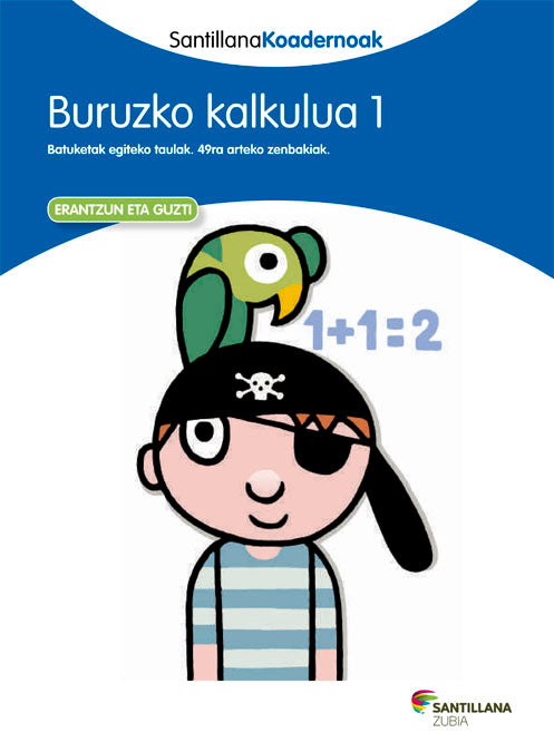 BURUZKO KALKULUA 1 SANTILLANA KOADERNOAK Nuevo