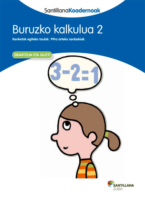 BURUZKO KALKULUA 2 SANTILLANA KOADERNOAK Nuevo