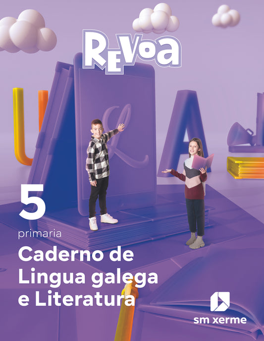 Caderno Lingua galega e Literatura. 5 Primaria. Revoa