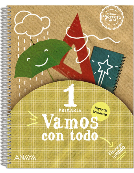 Vamos con todo 1. Segundo trimestre. Cuadrícula