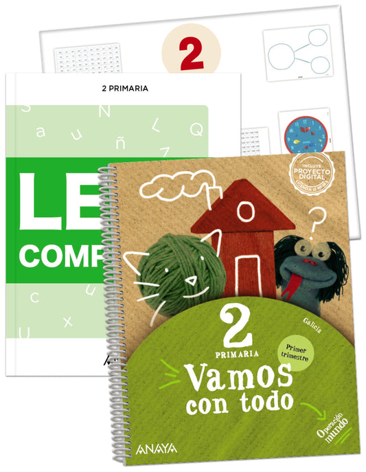 Vamos con todo 2. Primer trimestre. + Leo y comprendo. 2022. + Material manipulativo.
