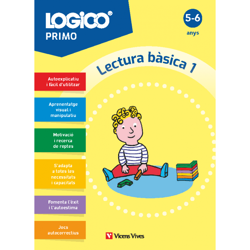 Logico Primo. Lectura bàsica 1 (5-6 anys) 16 fitxes