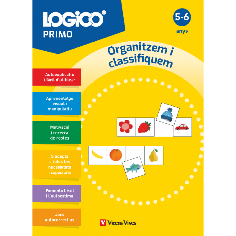 Logico Primo. Organitzem i classifiquem (5-6 anys) 16 fitxes