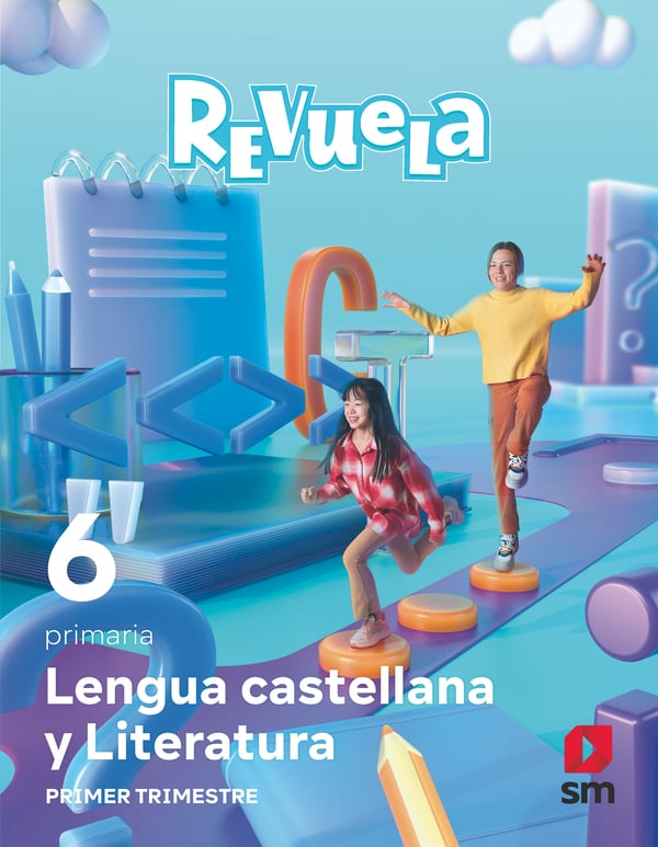 Llengua Castellana i Literatura. 6 Primària. Trimestres. Revuela