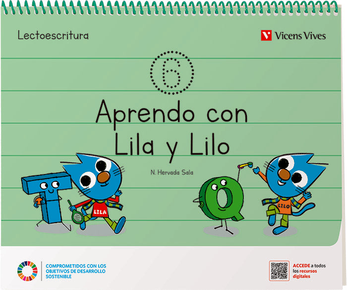 APRENDO CON LILA Y LILO CUADERNO 6