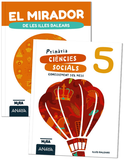 Coneixement del medi. Ciències socials 5 + El mirador de Illes Balears