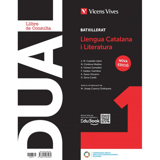 Dual 1. Llengua Catalana i Literatura. Llibre consulta i activitats amb projecte digital. Nova edició.