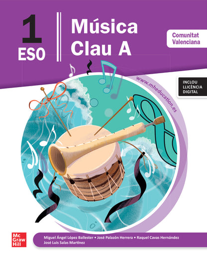 Música Clau A 1r ESO Comunitat Valenciana