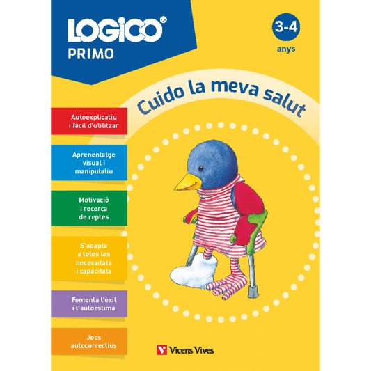 Logico Primo. Cuido la meva salut (3-4 anys) 16 fitxes