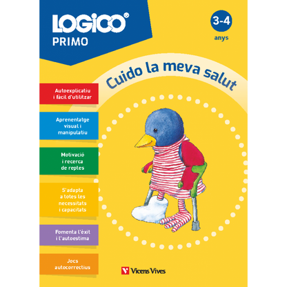 Logico Primo. Cuido la meva salut (3-4 anys) 16 fitxes