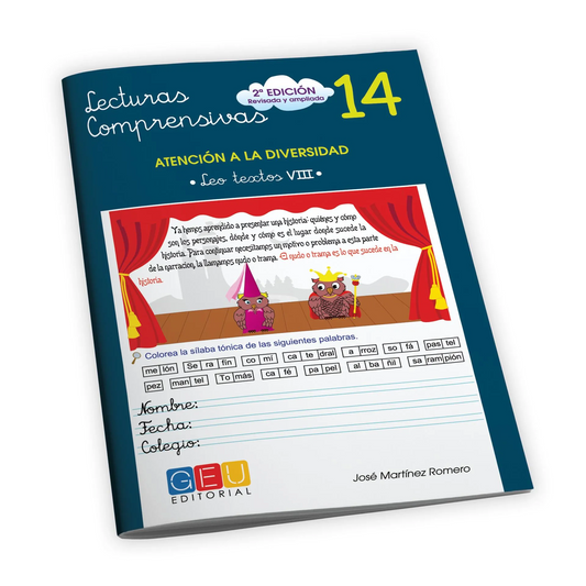 Comprension Lectora 4 Primaria | Lectura Comprensiva 4 Primaria | Mejorar la Comprensión Lectora - Editorial GEU | Lecturas Comprensivas 14 - Textos 8 | Pauta cuadrícula