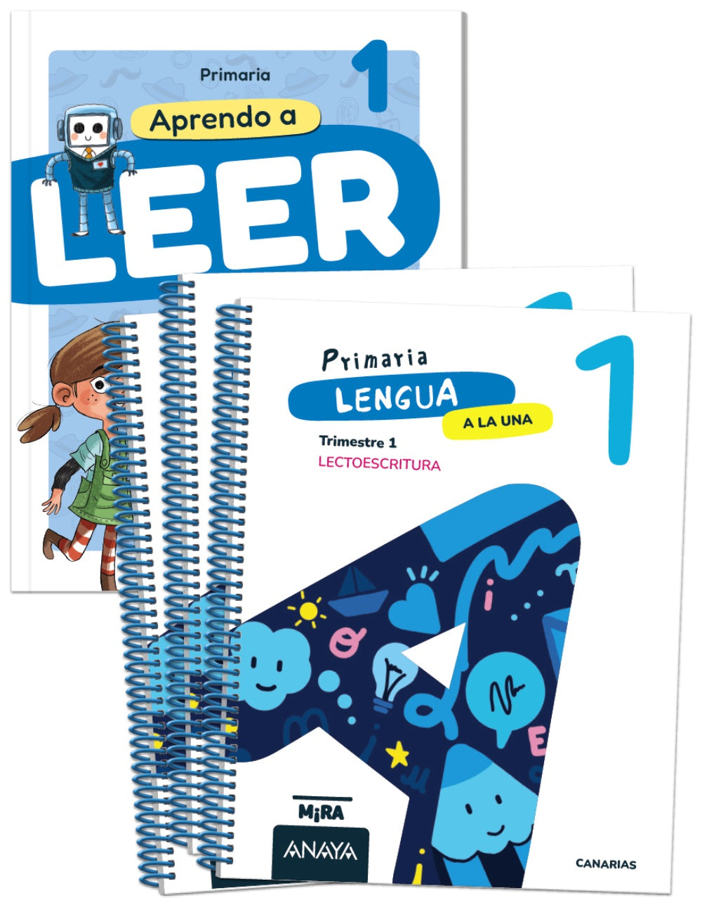 Lengua 1. A la una. + Aprendo a leer con Detectives del recreo