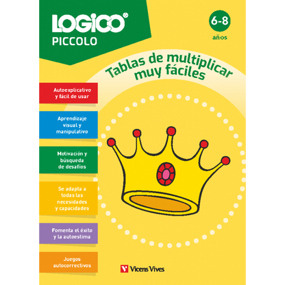 Logico Piccolo. Tablas de multiplicar muy fáciles. (6-8 años)