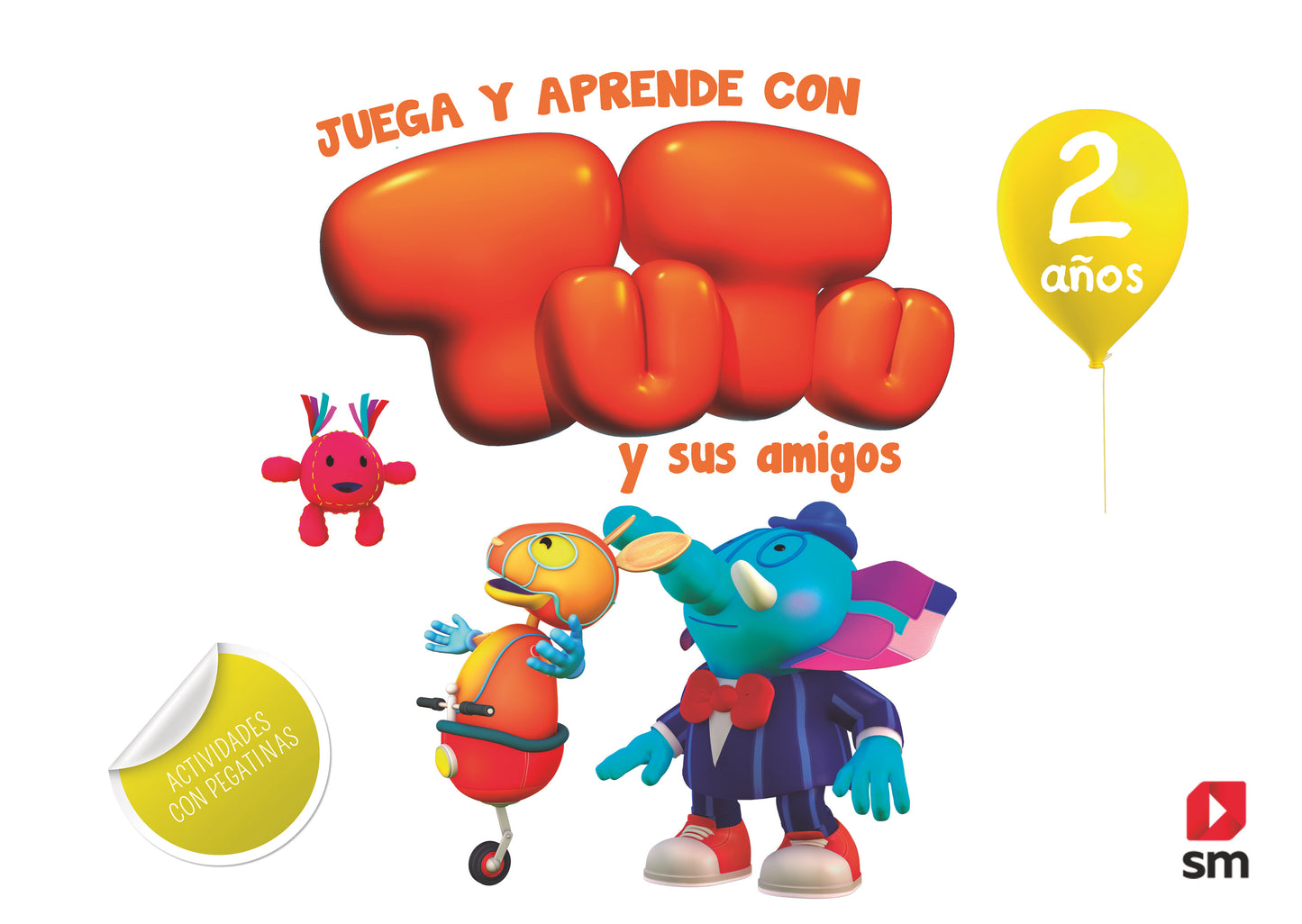 Juega y aprende con Tutu y sus amigos. 2 años