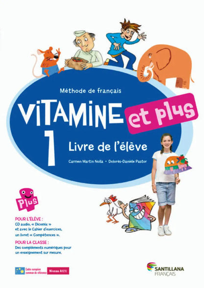 VITAMINE ET PLUS 1 LIVRE ELEVE
