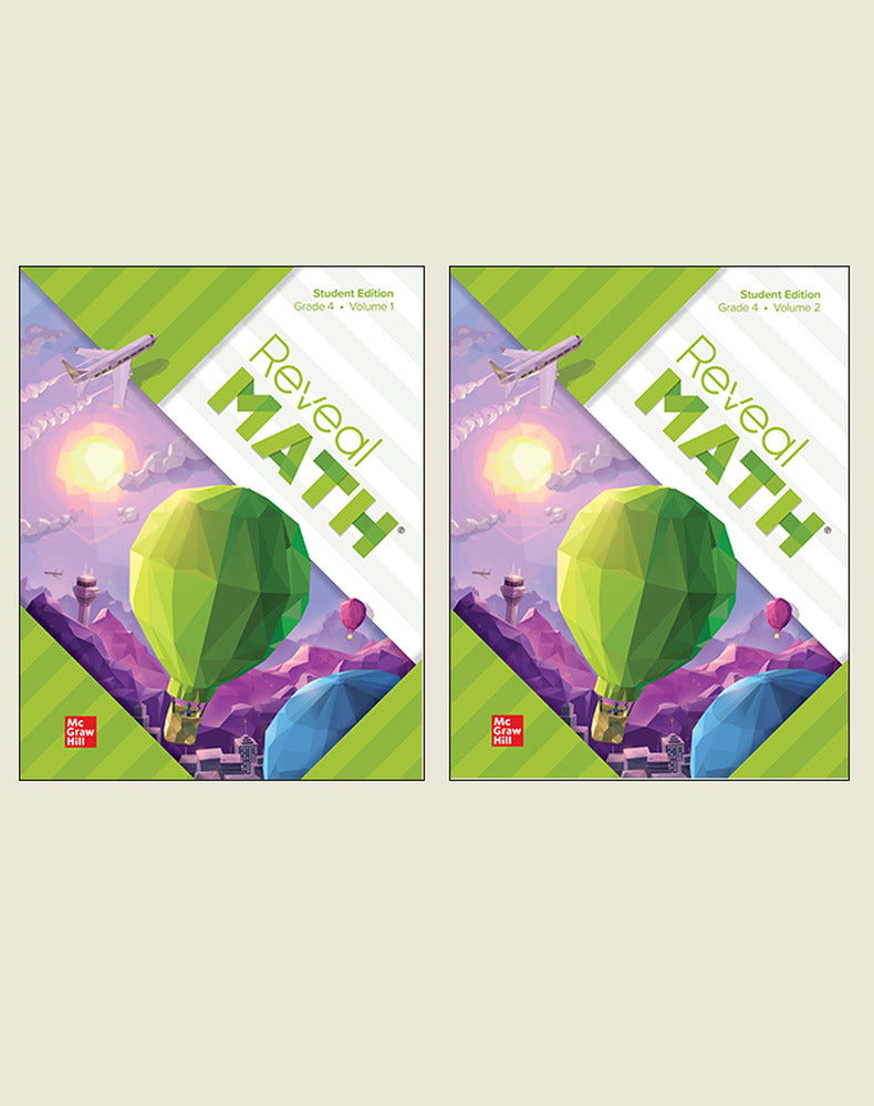 Reveal Math, Grade 4, Print Student Edition Package, 1-year