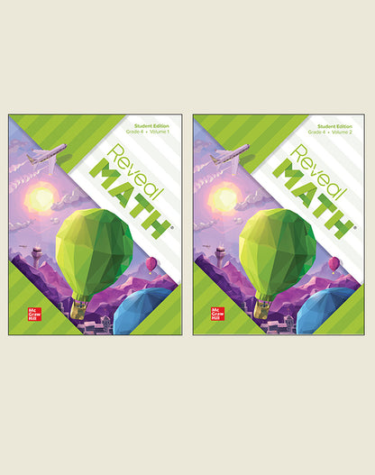 Reveal Math, Grade 4, Print Student Edition Package, 1-year