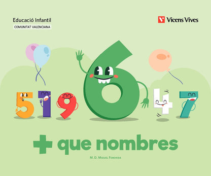 + que nombres. Quadern 6 VAL