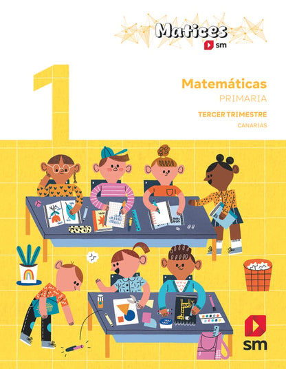 Matemáticas. 1 Primaria. Trimestres. Matices. Canarias