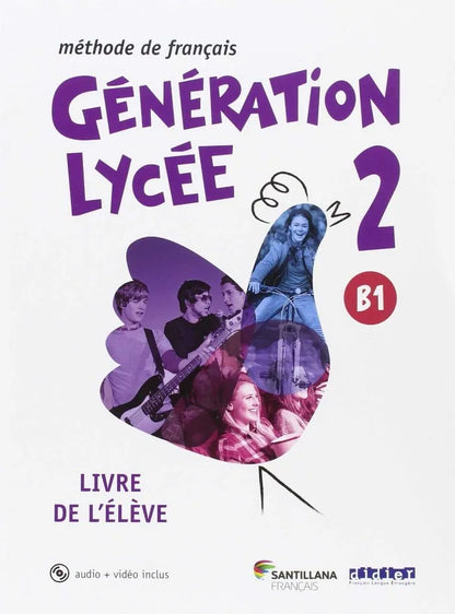 GENERATION LYCEE A2/B1 1ºNB ELEVE+CD 16 SANFR41NB