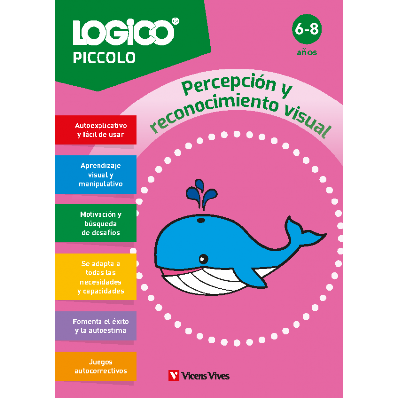 Logico Piccolo. Percepción y reconocimiento visual (6-8 años) 16 fichas