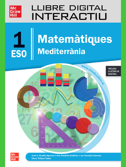Llibre digital interactiu Matemàtiques 1r ESO Mediterrània