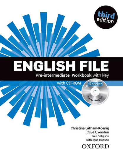 English File 3rd Edition Pre-Intermediate. Workbook with Key and iChecker (9780194598736)