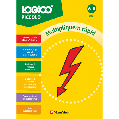 Logico Piccolo. Multipliquem ràpid (6-8 anys) 16 fitxes