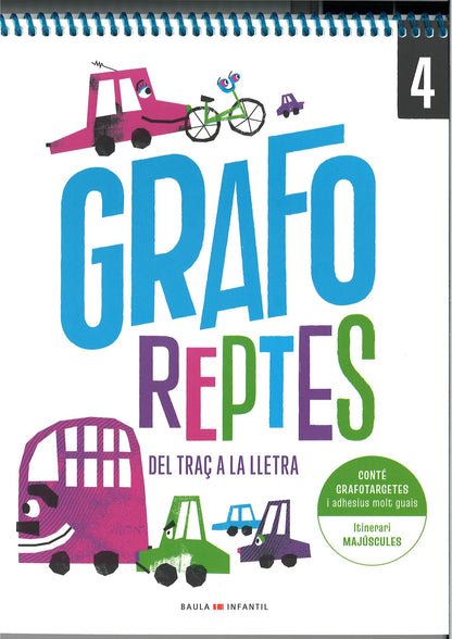 Grafo Reptes - Del traç a la lletra 4 - Infantil