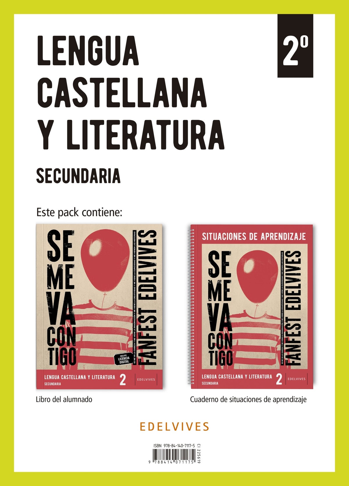 Proyecto: FanFest. Lengua Castellana y Literatura 2 Secundaria. Libro del alumnado + Cuaderno