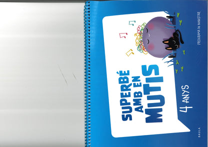 Quadern Superbé amb en Mutis 4 anys Infantil - Programa de benestar